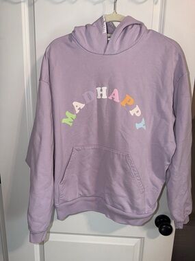 Lavender MADHAPPY Logo Hoodie